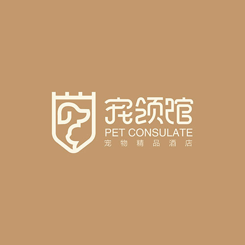 上海宠物店品牌VI设计-上海宠领馆宠物精品酒店品牌设计